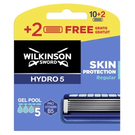 Wilkinson Hydro 5 Skin Protect Regular Razor Blades for Men, Pack of 12, Pack of 12