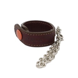 Albero AL-4385 Women's Glove Holder, Belt Loop, Genuine Leather, burgundy/pink