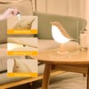 Deogos 2 Cute Bird Table Lamps Combo,Rechargeable Cordless Lamp with