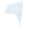 CTM® Women's Plastic Rain Bonnet, Clear