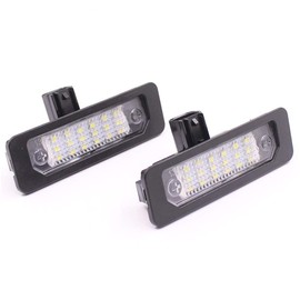 Xinctai 2PCS LED Rear Number License Plate Light Lamp For Ford Mustang Focus Fusion Flex Mercury sable milan Lincoln MKS MKT MKX MKZ OEM 8T5Z13550B 8T5Z13550A