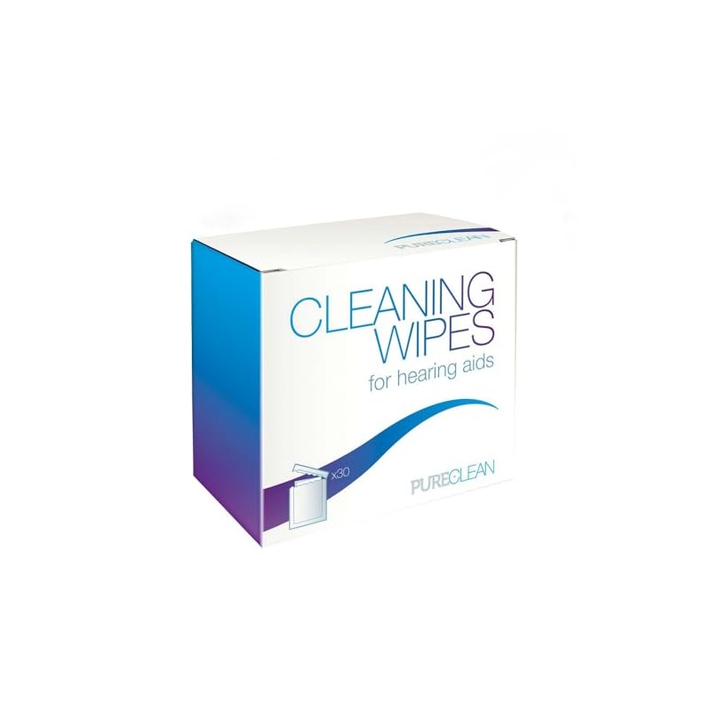 PureClean Hearing Aid Cleaning Wipes for Daily Use