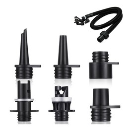 Granmagazz 6 Valve Adapter Boat Pump Adapter Inflatable Multifunctional Leak Proof Raft Paddle Pump Canoe Replacement Multifunctional Pump Adapter