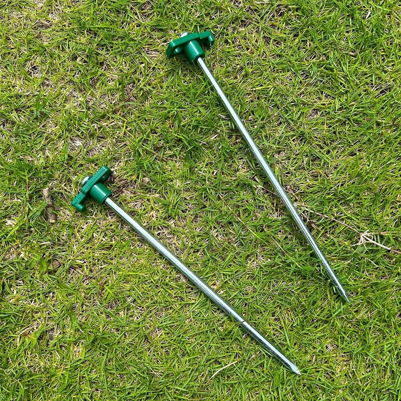 20Pcs Tent Pegs, BetterJonny 7inch Non-Rust Family Pop Up Household,