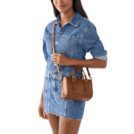 Fossil Women's Carlie Satchel, brown