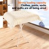 ZAYESUHA Foldable 4-Legged Clothes Drying Rack, Extra Stable Heavy Duty