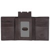 Juzar Tapal Collection RFID-Blocking Men’s Trifold Leather Wallet with Thumb
