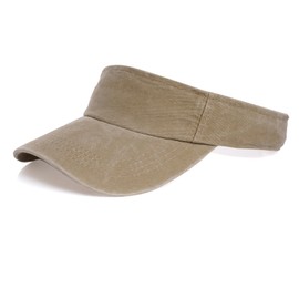 Marrywindix 1 Piece of Sport Wear Athletic Visor Sun Sports Visor Hat Visor Adjustable Cap for Women and Men (One Size) (Light Yellow)