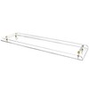31inch Bathtub Caddy Tray,Gold Handle Clear Bathtub Caddy Tray,Acrylic Bathroom