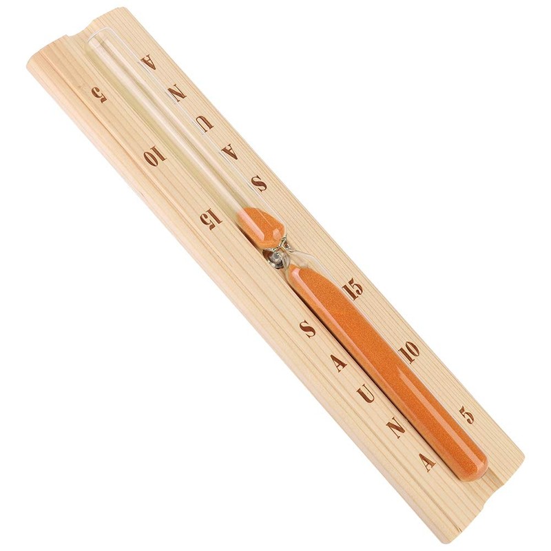 Wooden Sauna Timer for Spa Bath, Wall Mounted, Heat Resistant,