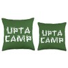 Upta Camp Throw Pillow, 16x16, Multicolor