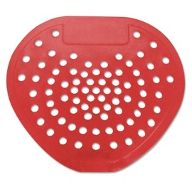 Health Gards 03901 Urinal Screen, 7 3/4-Inch w x 6 7/8-Inch h, Red, Cherry, Dozen