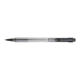 Pilot BP-S Matic Retractable Ballpoint Pen Fine Lettering Transparent Body Refillable Black