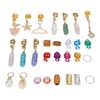 129pcs Dreadlocks Hair Rings Alloy Exquisite Shapes Hair Braiding Cuffs