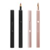 Mongnyu 1+1 One Touch Lip Brush Pink Silver Black Neat Touch Makeup Light Brush, 1 Piece, 1+1 (Pink+Black) / 몽뉴 1+1원터치 립 브러쉬 핑크 실버 블랙 깔끔한 터치 메이크업 가벼운브러쉬, 1개, 1+1(핑크+블랙)