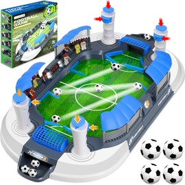 Mini Foosball Table Game for Kids Electronic LED Scoreboard Soccer Game Set Gifts Boys Toy Football Games Board Indoor Sports Game Birthday Gift 3 4 5 6 7 8-12 Year Old Family Gatherings Girl Toys