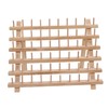 60 Spools Wooden Thread Rack DIY Easy Storage Safe Eco