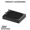 Clyxgs Water Cooling Radiator, 8 Pipe Aluminum Heat Exchanger Radiator