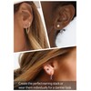 Gold Birthstone Earring Sets for Multiple Piercing Chain Stud Earrings