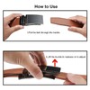 VRLEGEND Men's Automatic Leather Belt, Ratchet Belt without Holes for