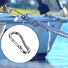 Aselected 16Pcs Carabiner Clip M6X60Mm Small Carabiner Clips 304 Stainless