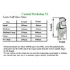 Custom Workshop Full Cabretta Leather Golf Glove, Professional Golf Glove