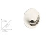 Wenko Leuca 4466560100 Matte Wall Hook