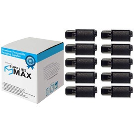 SuppliesMAX Compatible Replacement for Seiko M31/M42/M42-III/M45 Black Ink Rollers (10/PK) (IR-30B_10PK)