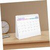 Angoily 2025 Flip Desktop Calendar with Wire Binding Sturdy Monthly