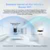 PLERY Ripetitore WiFi 6 Potente per Casa: 1500Mbps WiFi Extender