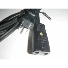 Unbranded Power Cord for Rival Indoor Smokeless Grill Model 5730 only (2pin)6ft