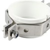 QiiMii 3" Hexagon Tube Hanger Stainless Steel SS304 with Cushion,Adjustable