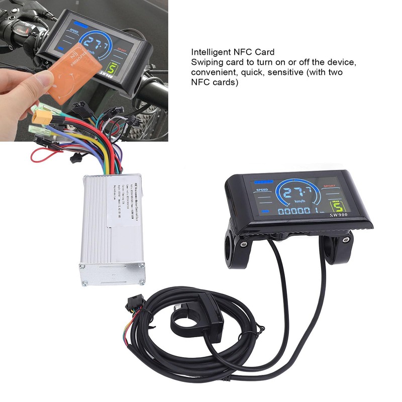 BuyWeek Electric Bicycle Brushless Motor Controller Kit, 36 V 48