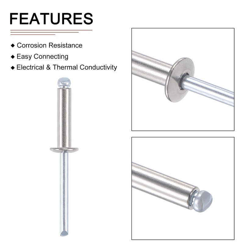DTGN 5 mm x 20 mm (DxL) Blind Rivets -