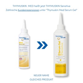 THYMUSKIN Sensitive Serum Gel: For diffuse hair loss and small, bald spots. Stimulates hair growth (1 x 200 ml)