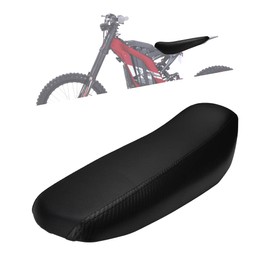 JFG RACING Sur Ron Seat,Dirt Bike Seat for Electric Dirt Bike Light Bee Surron/Sur Ron S/Sur Ron X/X160/X260 - Imitation Carbon Fiber, Black