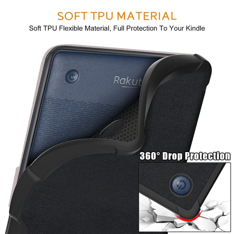 Xuanbeier TPU Case Compatible with Kobo Clara 2E 6 Inch