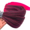 UPruyo Pink Ombre Braiding Hair Pre Stretched Kanekalo Mixed 1b