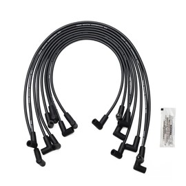Spark Plug Wires 8.0mm Fit for SBC Chevy 350 GMC Small Block Engine Black