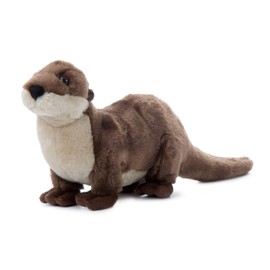 The Petting Zoo River Otter Stuffed Animal, Gifts for Kids, Wild Onez Zoo Animals, Running Plush Toy 18 Inches