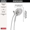 Delta 6-Setting In2ition 2-in-1 Dual Shower Head with Handheld High
