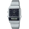 Casio AQ-800 Series Standard Wristwatch, silver / black, Bracelet Type