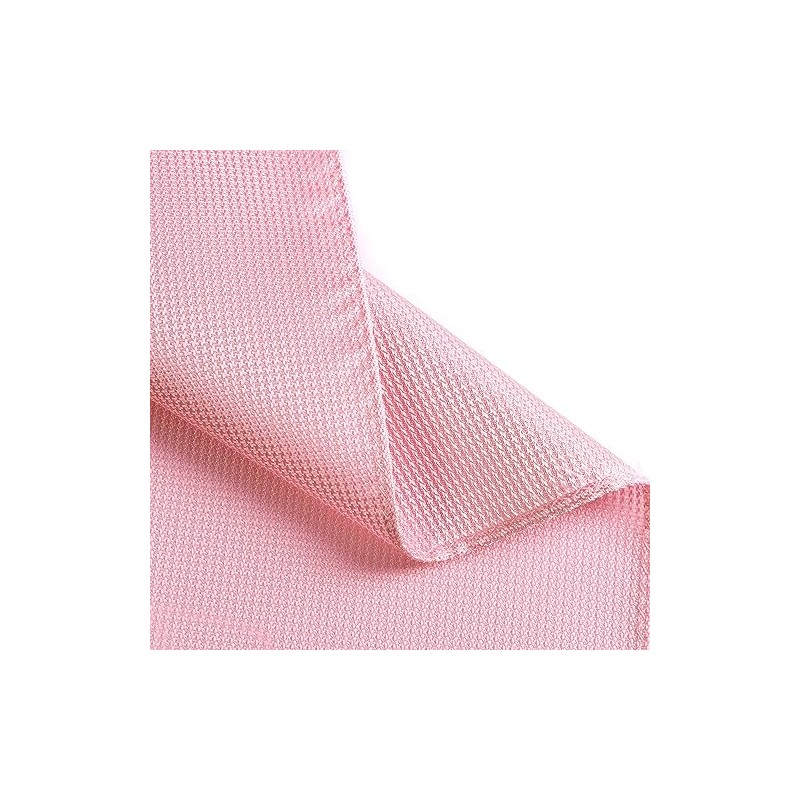 fortunatever Mens Solid Pocket Square (Pink)