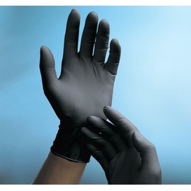 Adenna PHM918 Phantom 6 Mil Latex Powder Free Exam Gloves (Black, X-Large) Box Of 90