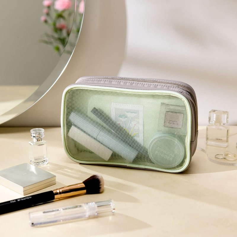 Iroha Publishing TRACY MULTI POUCH (M Size), pearl gray