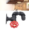 Industrial Pipe Coat Hook Rack Heavy Duty Rustic Hat Robe