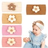 Jindizi 5Ppcs Baby Headbands,Flower Baby Girl Headbands Nylon Newborn Headbands