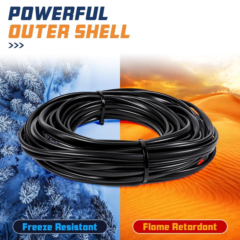 Yuanjoy Car Cable, 0.5 mm² Multi-Core Trailer Cable, 12 V