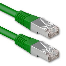 1aTTack.de 5m grün - 1 Stück Cat.6 Patchkabel Netzwerkkabel CAT6 S-FTP Gigabit Lan PIMF CAT 6 Kupfer CU Halogenfrei Internet DSL Spielkonsole Smart TV