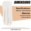 400 PCS Toothpicks - Bamboo Toothpicks Premium Tooth Picks for